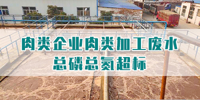 肉類企業肉類加工廢水總磷總氮超標怎么處理?